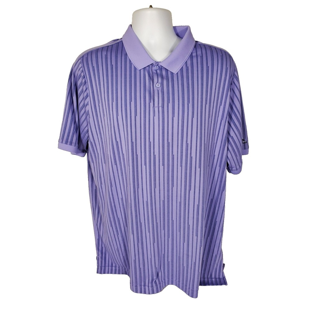 Adidas Men's XL Purple Golf Polo Shirt (Y1)